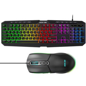 ماوس و کیبورد باسیم گرین لاین مدل GKM-400 RGB