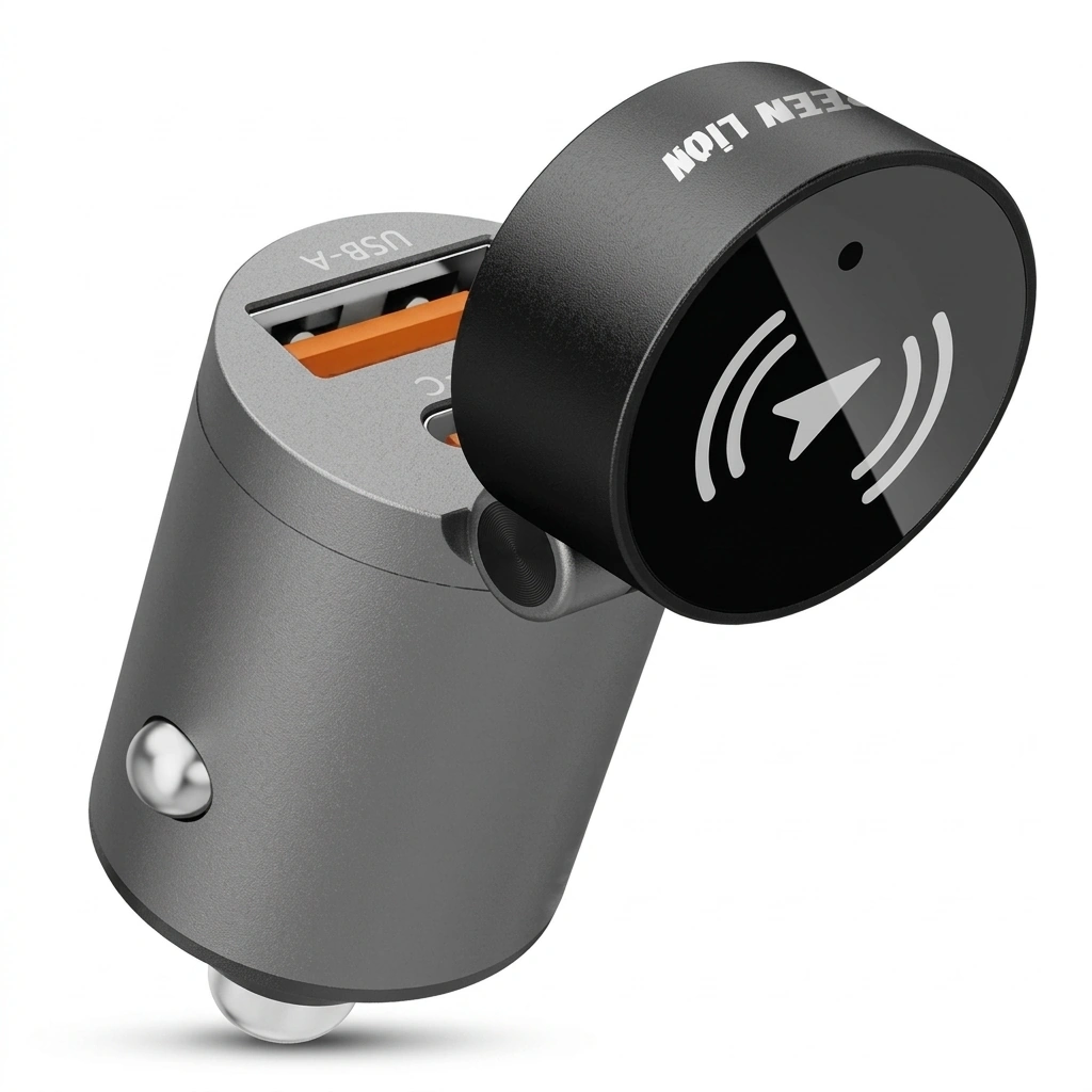 شارژر فندکی و ردیاب خودرو گرین لاینTracker Dual Port Car Charger