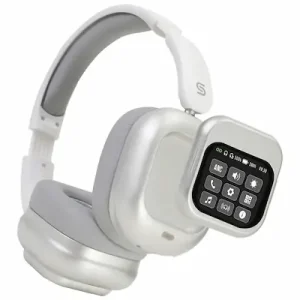 هدفون بلوتوثی مجهز به کنترل نمایشگردار مغناطیسی پرودو مدل Porodo Soundtec Touchwave ANC