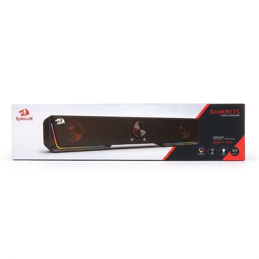 ساندبار گیمینگ REDRAGON DARKNETS _ استریو، بلوتوث، RGB، ۳۳W